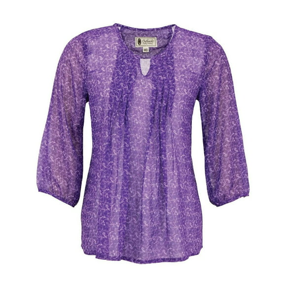 Details about   Womens Purple Whisper Shirt,Outback Supply Co 